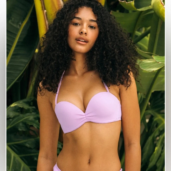 Upbra Push-up‎ Bikini top Lavender 36D - Picture 2 of 9